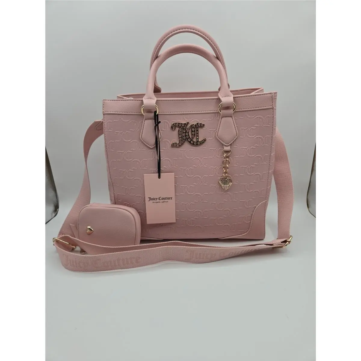 Juicy Couture All About That Bling Satchel Top-handle/coin Purse
