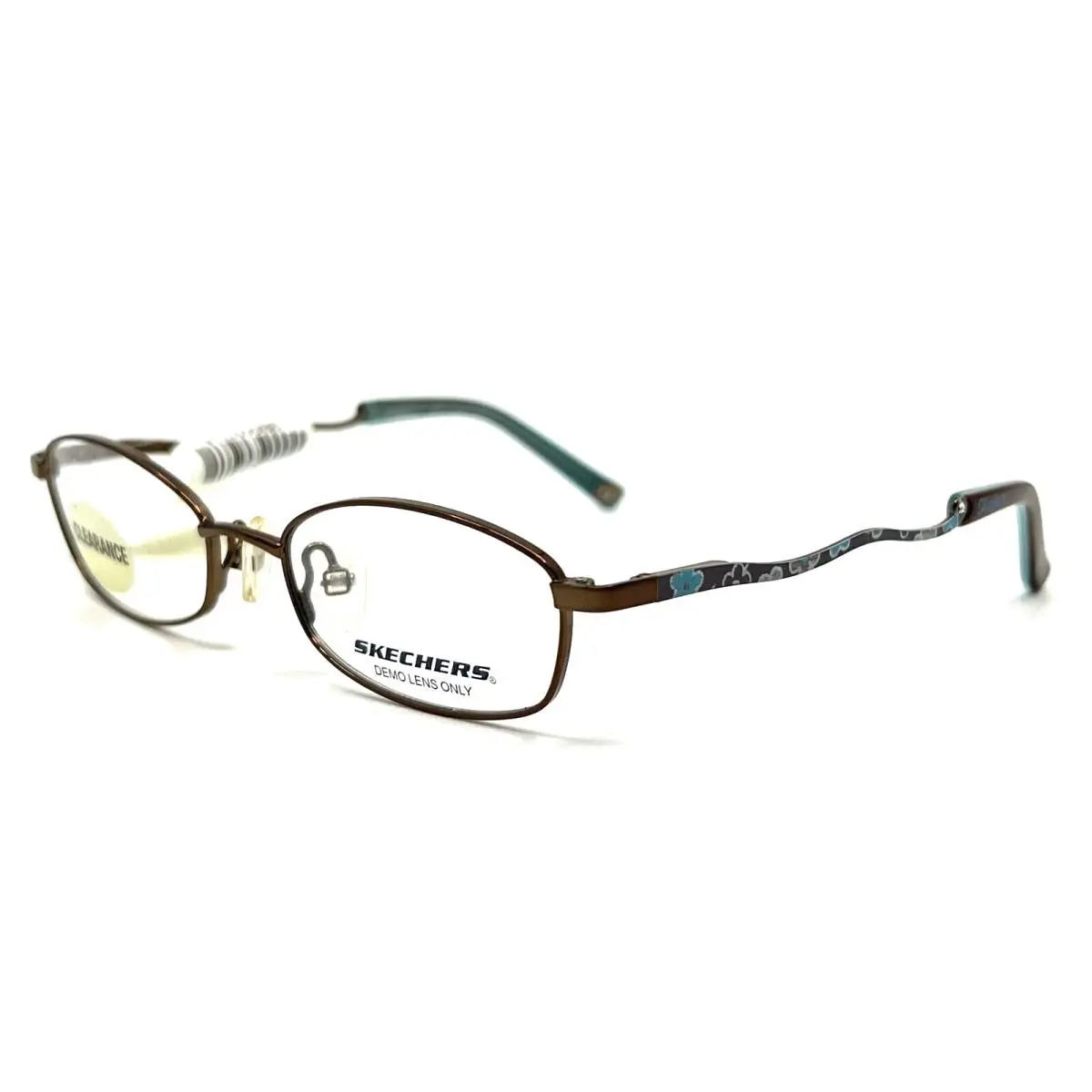 Skechers SK1013 Brn Brown Round Oval Full Rim Kids Eyeglasses Frames 44 13 120