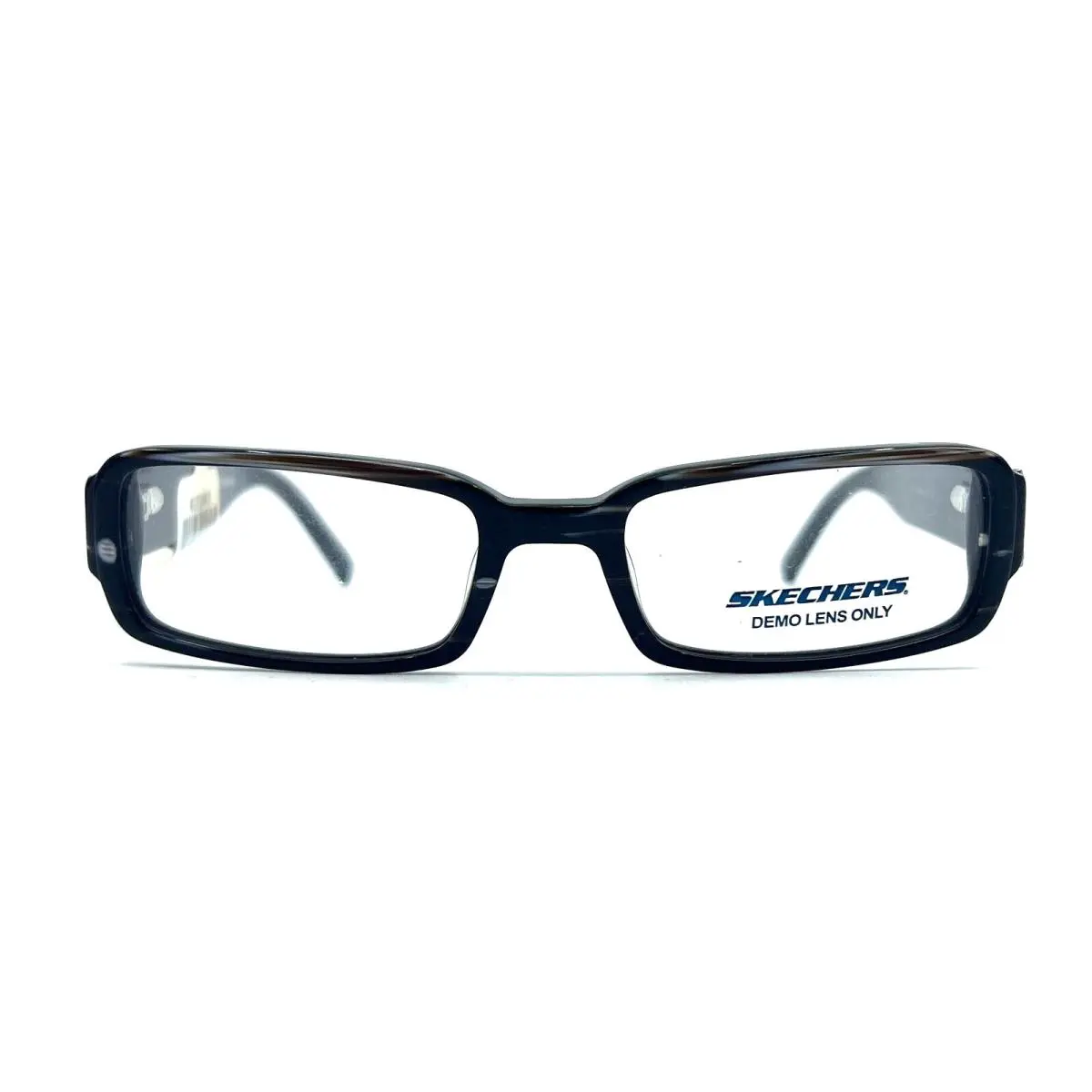 Skechers SK3021 Hrn Eyeglasses Frames Black Brown Rectangular Full Rim 49-17-140