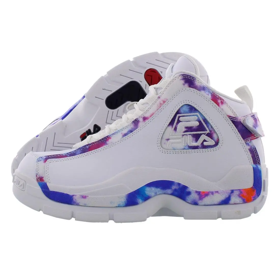Fila Grant Hill 2 Tie Dye Mens Shoes Size 10.5 Color: White/purple