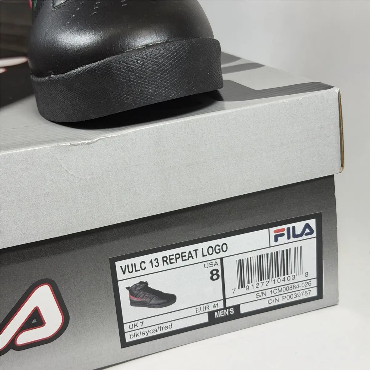 Fila shoes - Vulc 13 Repeat Logo - Vulc Repeat Logo - 1CM00884-026 - Black, Red 1