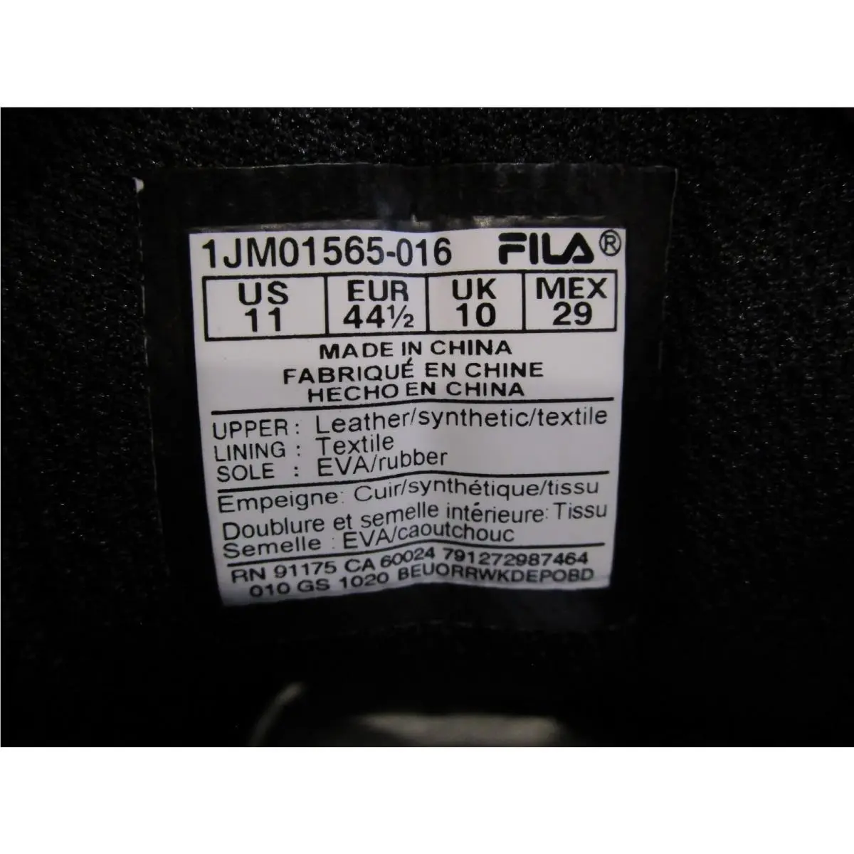 Fila shoes - FILA Oakmont Tr - Oakmont - 1JM01565-016 - Black 4