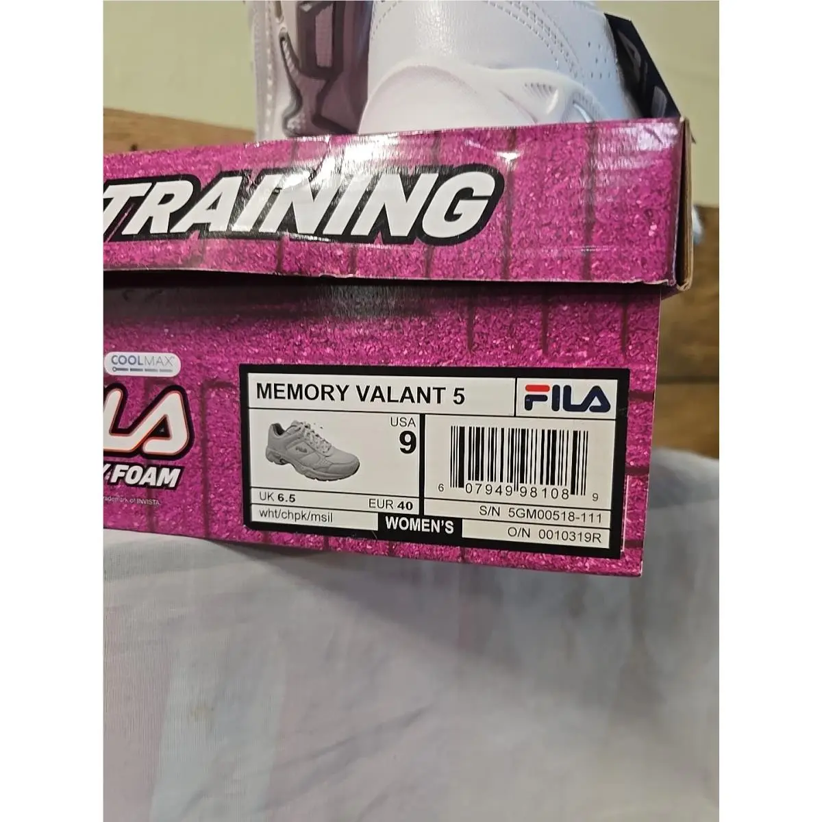 Fila shoes - filas training memory foam - training memory foam - White 4