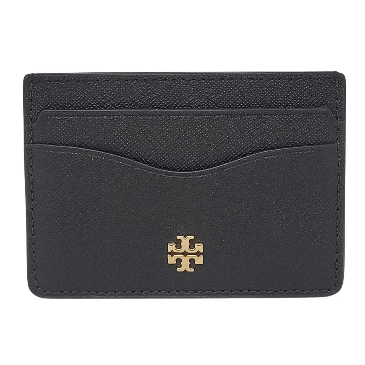 Tory Burch Womens 136101 Saffiano Leather Emerson Slim Card Case Wallet
