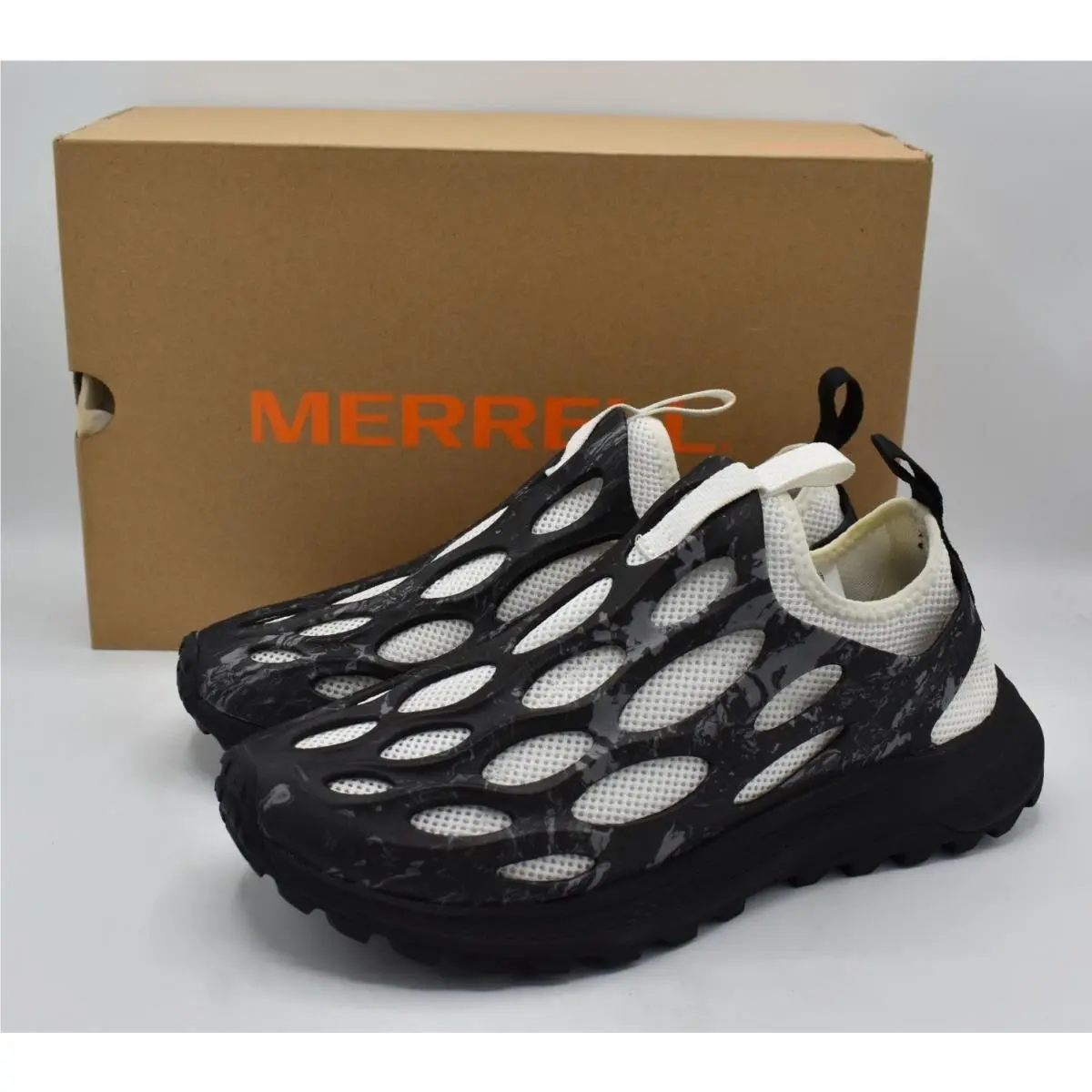 Merrell Womens Size 9.5 Hydro Runner Black White Amphibious Water Sneakers Shoes