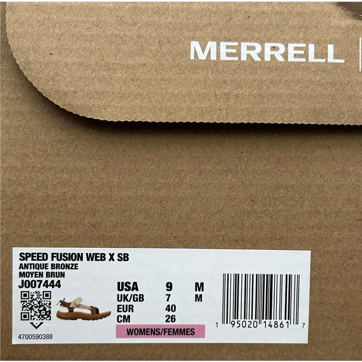 Merrell shoes - Speed Fusion Web - Speed Fusion Web - Tan (UPC: 195020148617) 11