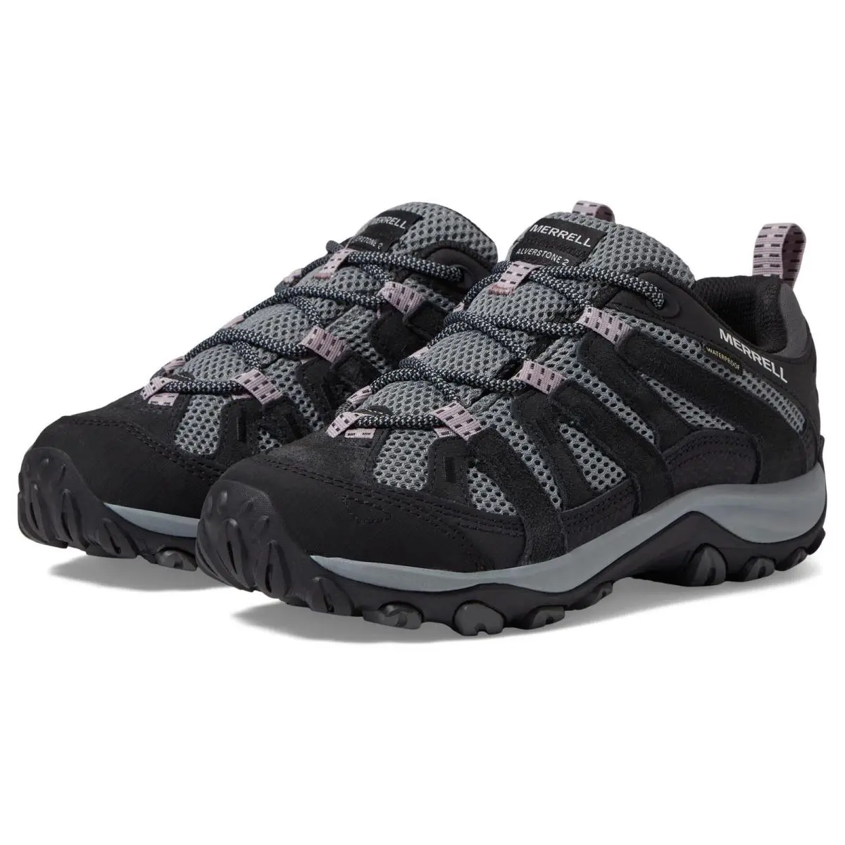 Merrell Women`s Alverstone 2 Waterproof Hiking Shoe Black/monume 10