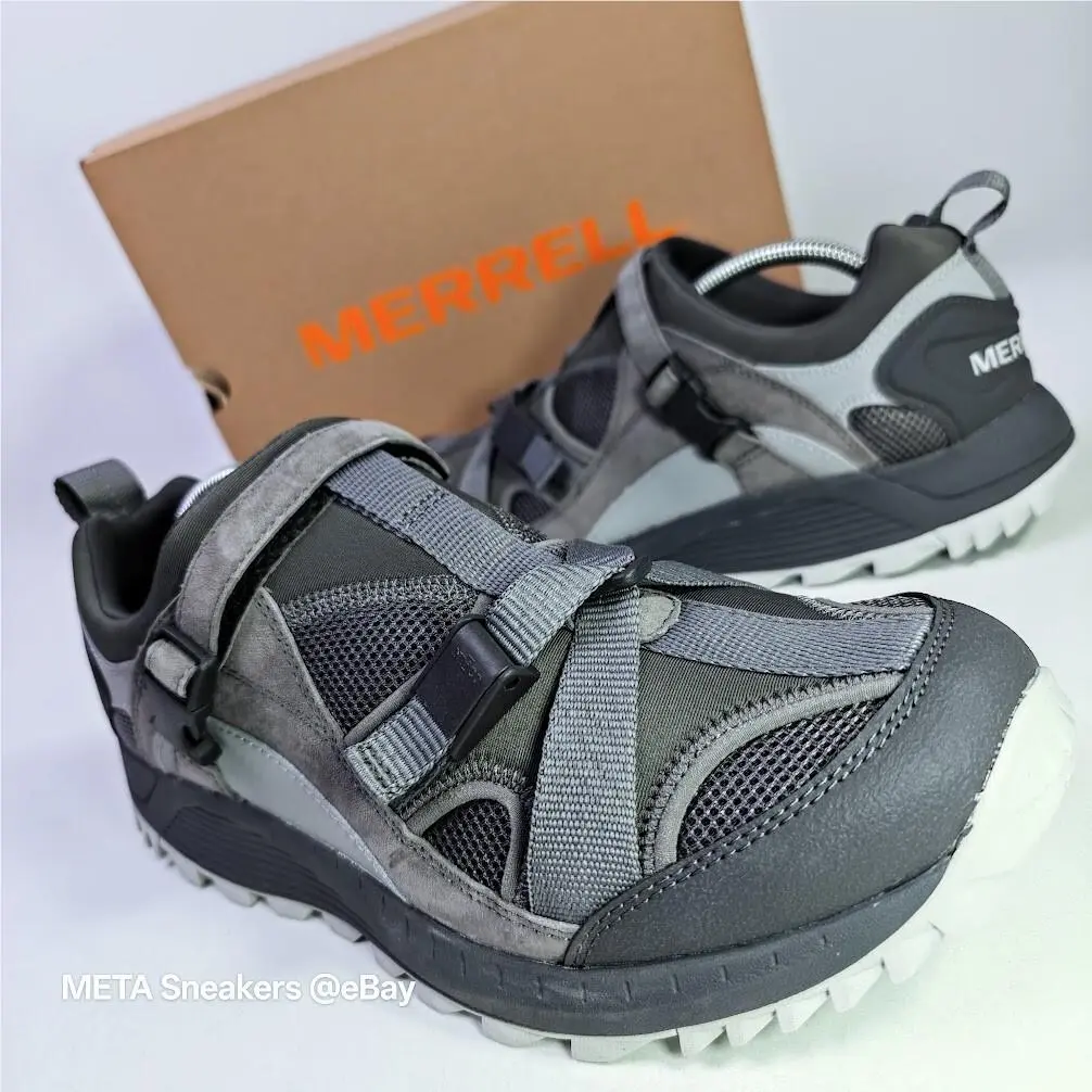 Merrell US 10 Mens Charcoal Grey Outdoors Hiker Water Rare Shoreline J004803