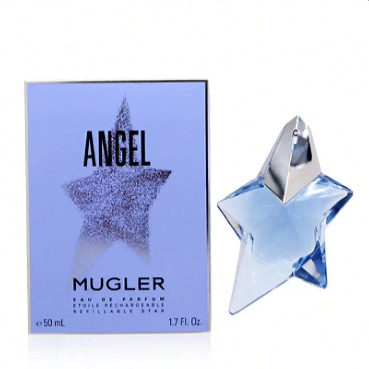 Mugler Angel Eau De Parfum Spray Refillable 1.7 OZ For Women