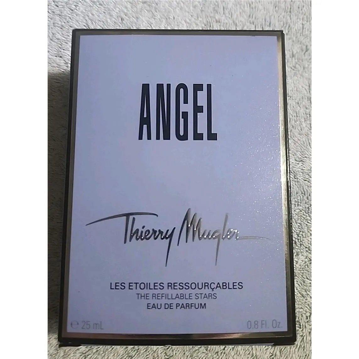 Vtg Angel .8oz Eau DE Parfum Refillable Stars Perfume Thierry Mugler