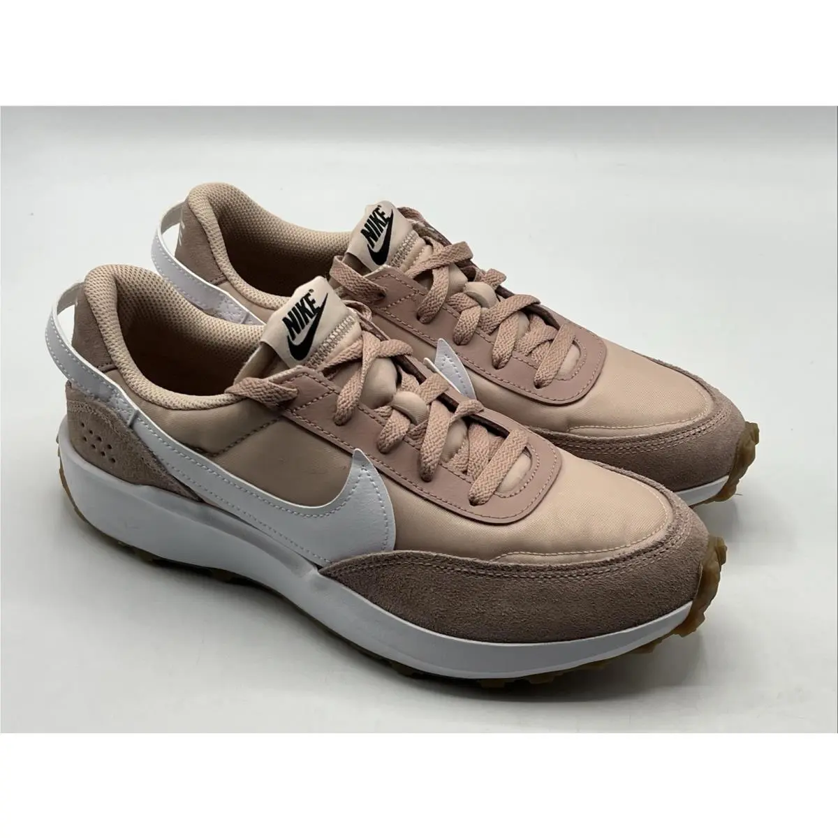 Nike Waffle Debut Women`s Size 10 Sneakers Particle Beige/pink DH9523-201