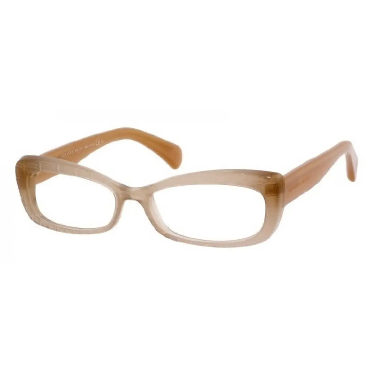 Alexander Mcqueen Amq 4203 Eyeglasses 0K6Z Opal Brown