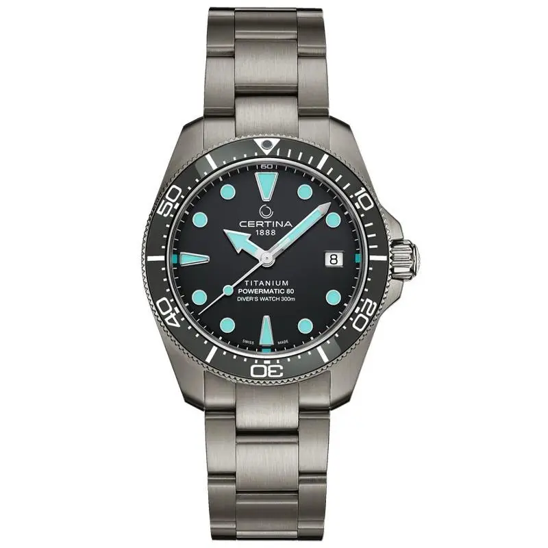 Certina DS Action Diver 38mm Grey Dial 2026 Men`s Watch C0488074408100