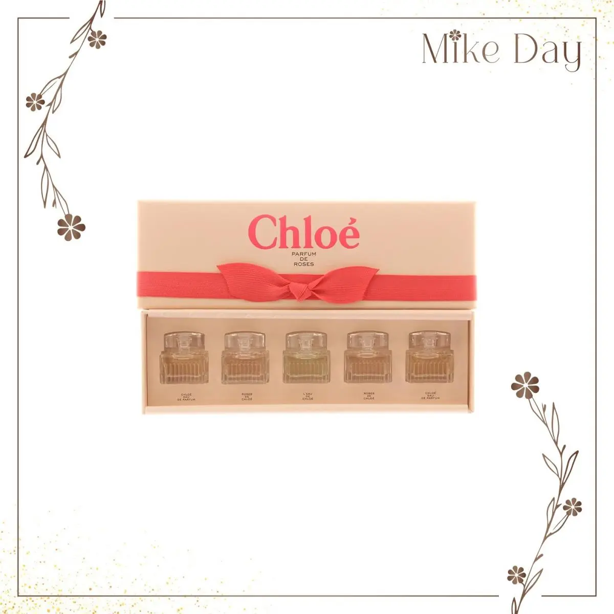Chloe Women`s Mini Fragrance Gift Set Travel Size Perfume Collection Box