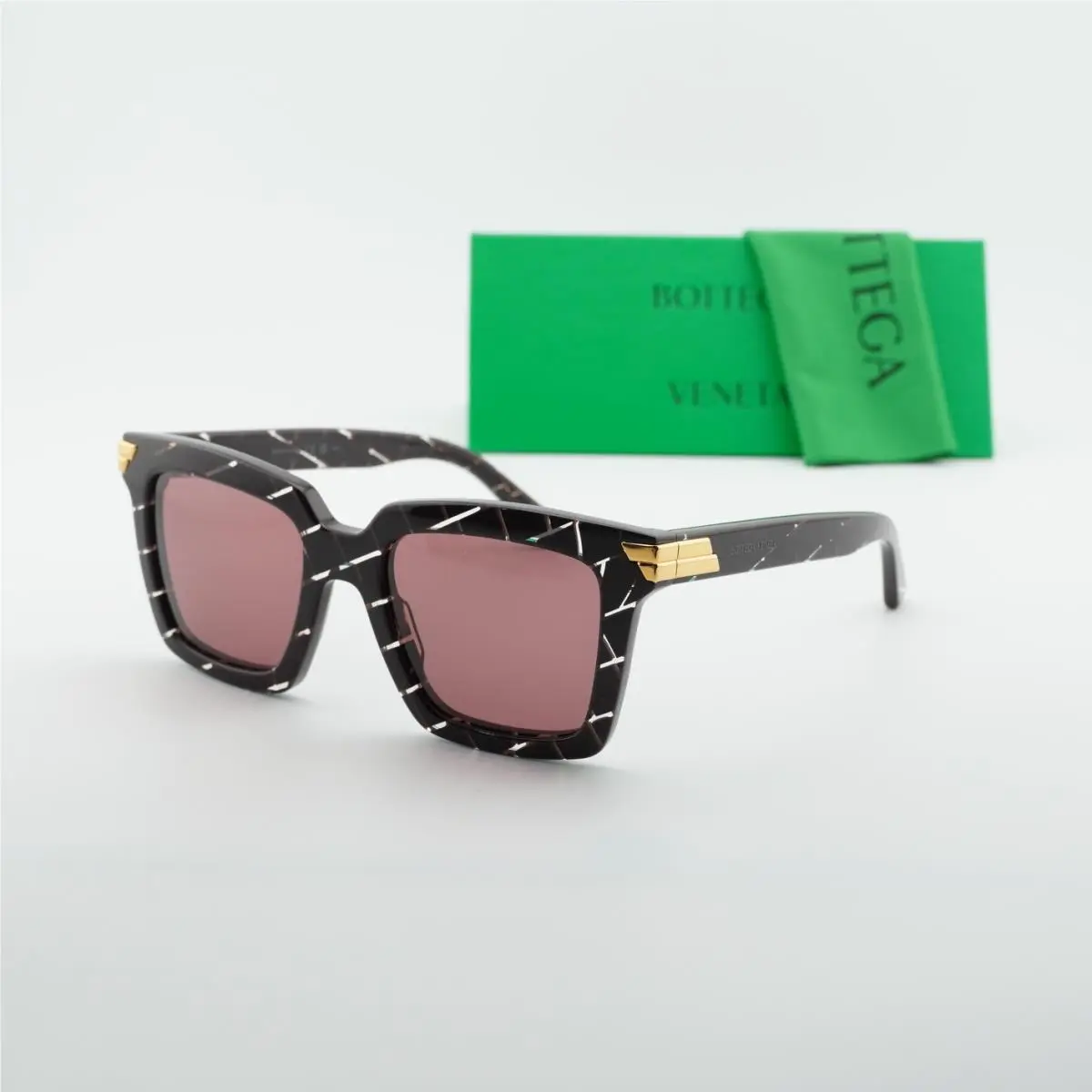 Bottega Veneta BV1005S 009 Burgundy/pink 53-21-145 Sunglasses