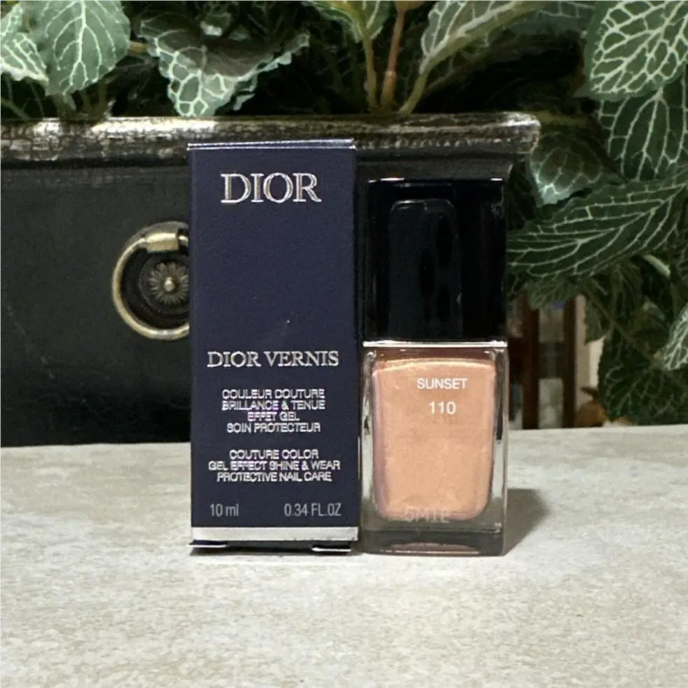 Dior Vernis Nail Polish 110 Sunset Gel Effect Limited Edition 2026