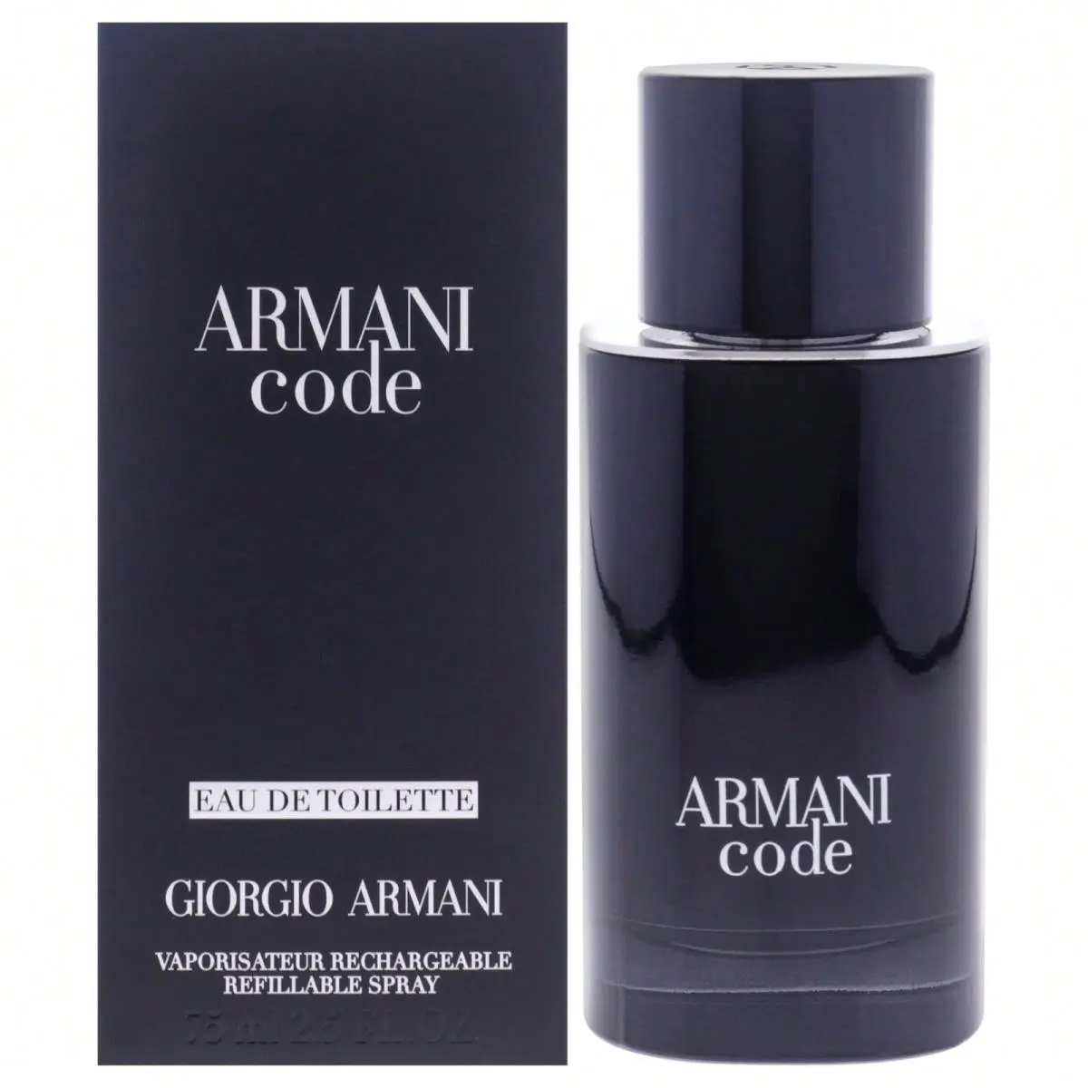 Giorgio Armani Armani Code For Men Edt Refillable 2.5 OZ / 75 ml For Men