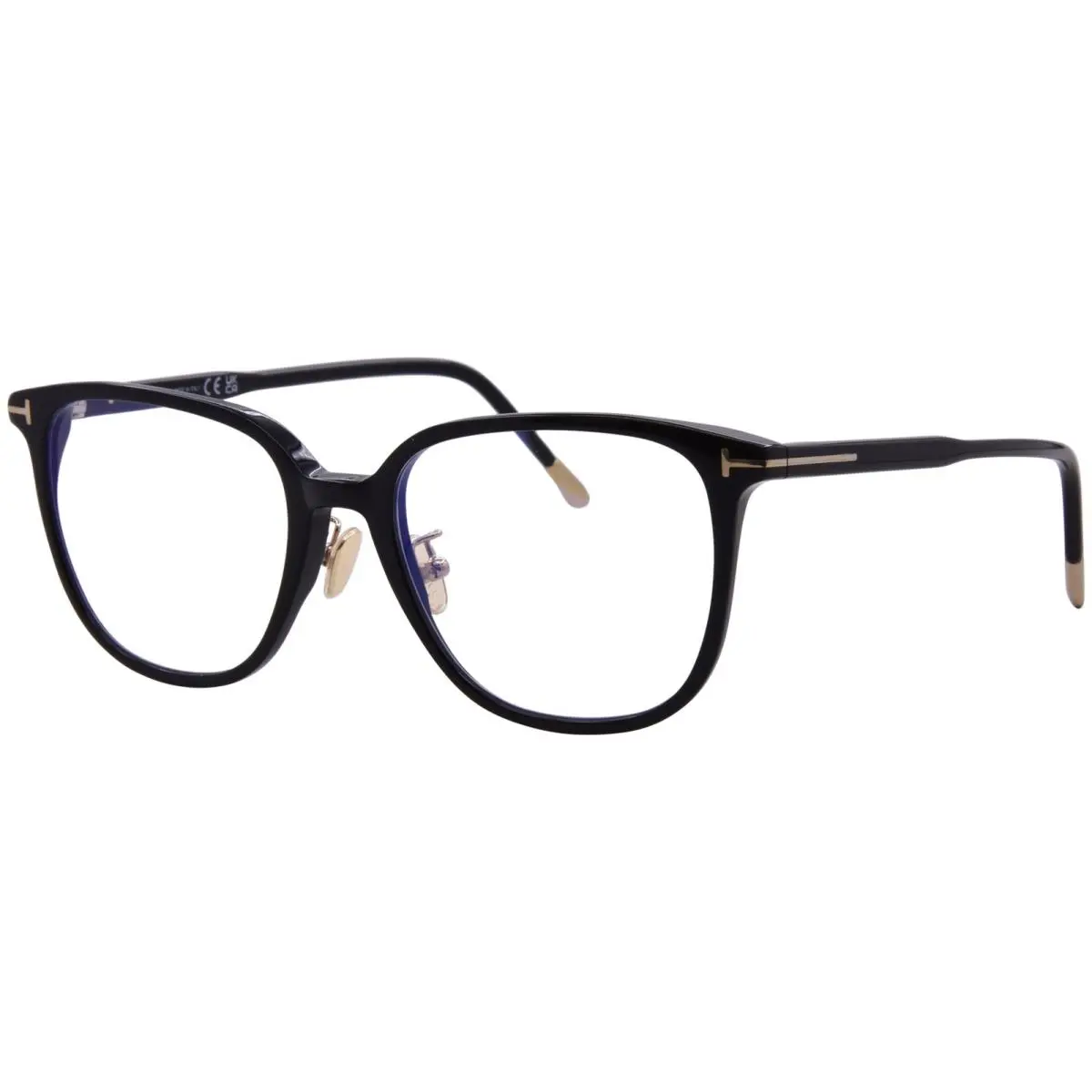 Tom Ford FT5778-D-B 001 Eyeglasses Women`s Black Full Rim Square Shape 53mm