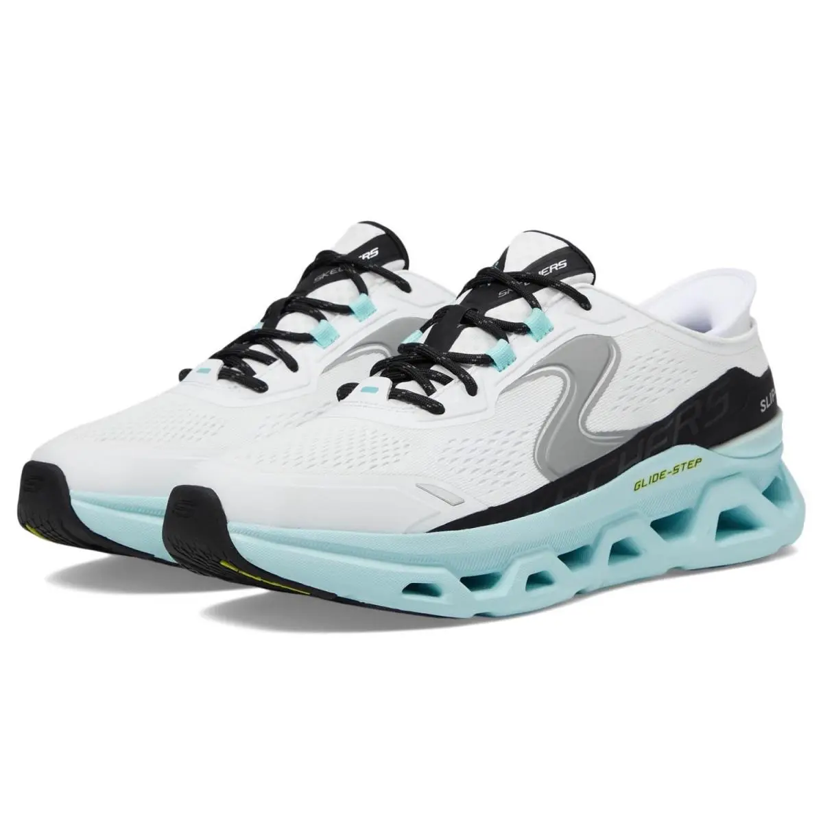 Skechers shoes - WHITE/BLUE 2