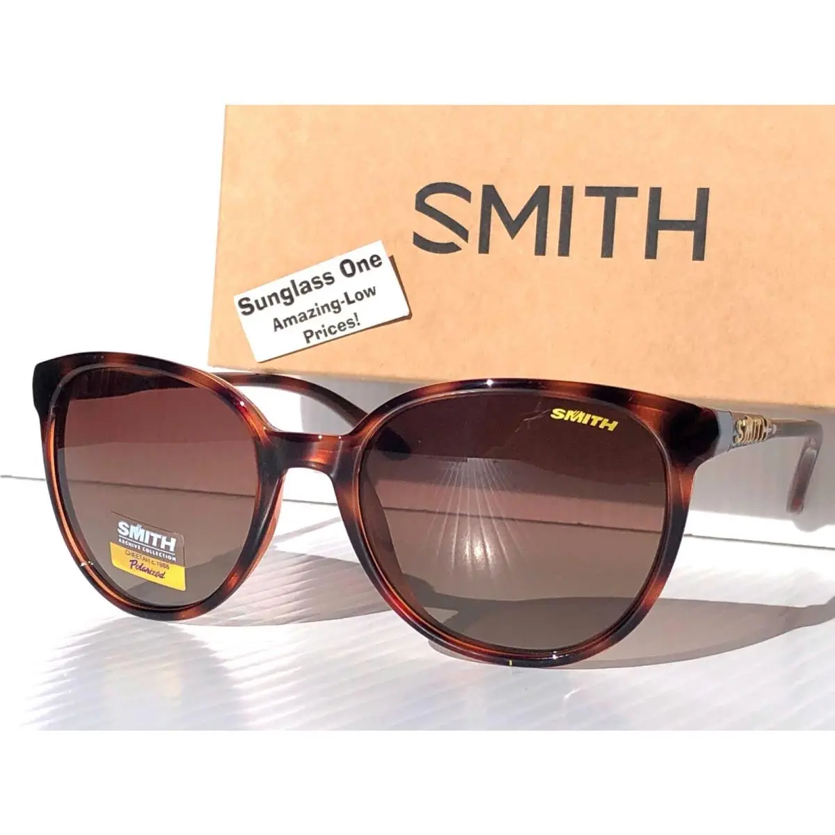 Smith Optics Cheetah Tortoise Chromapop Polarized Brown Gradient Sunglass