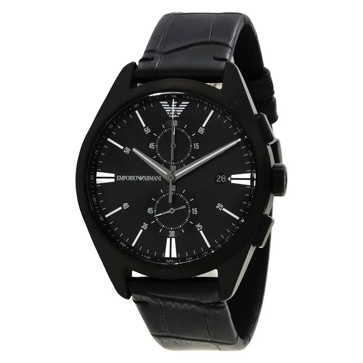 Emporio Armani Chronograph Quartz Black Dial Men`s Watch AR11483