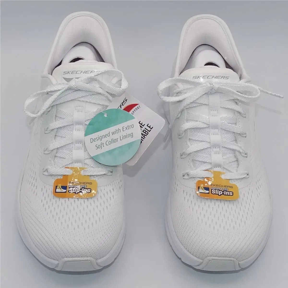 Skechers shoes - Skechers Arch Fit 2.0 Easy Chic Hands Free Slip-In - 150066 - White (UPC: 197976414877) 1