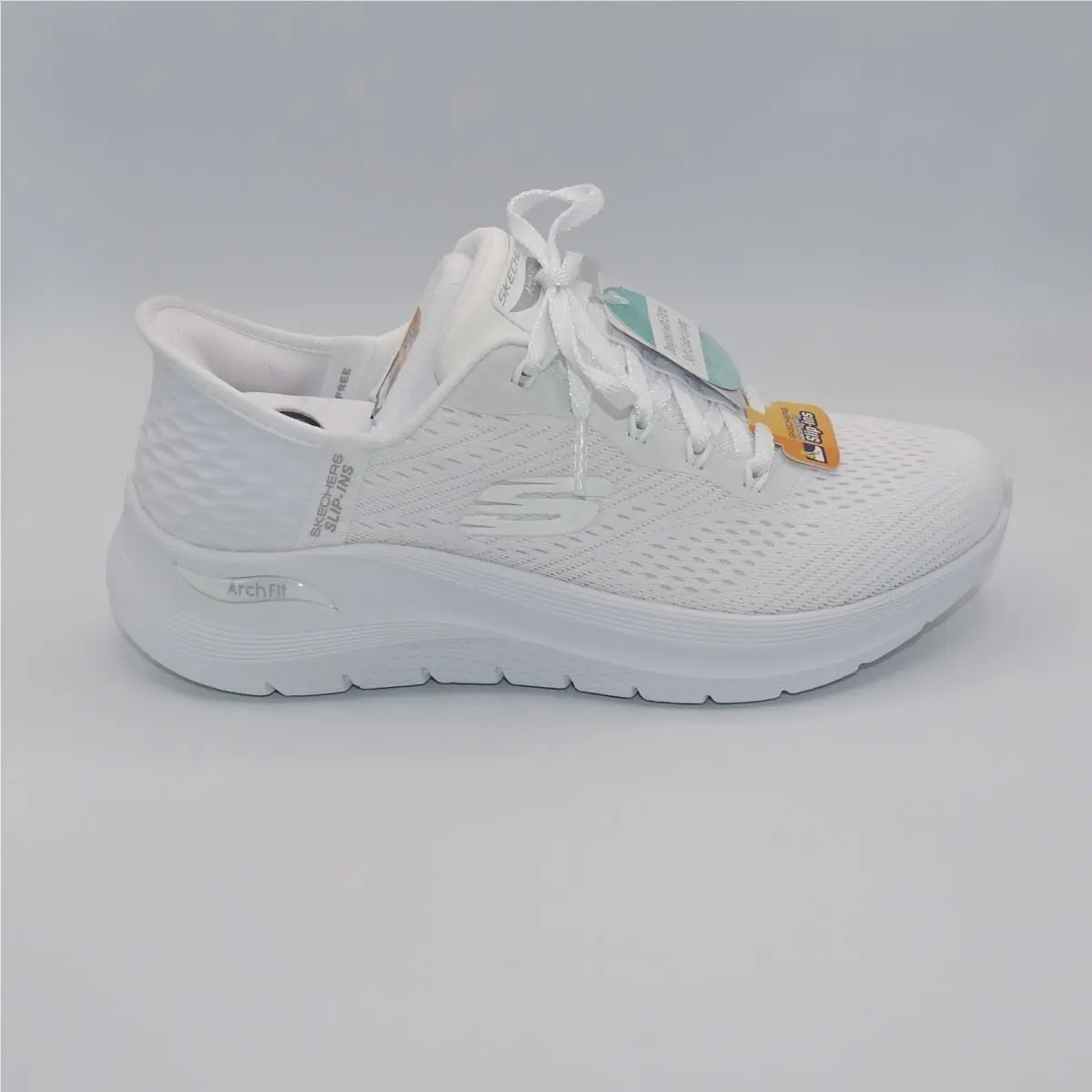 Skechers shoes - Skechers Arch Fit 2.0 Easy Chic Hands Free Slip-In - 150066 - White (UPC: 197976414877) 4