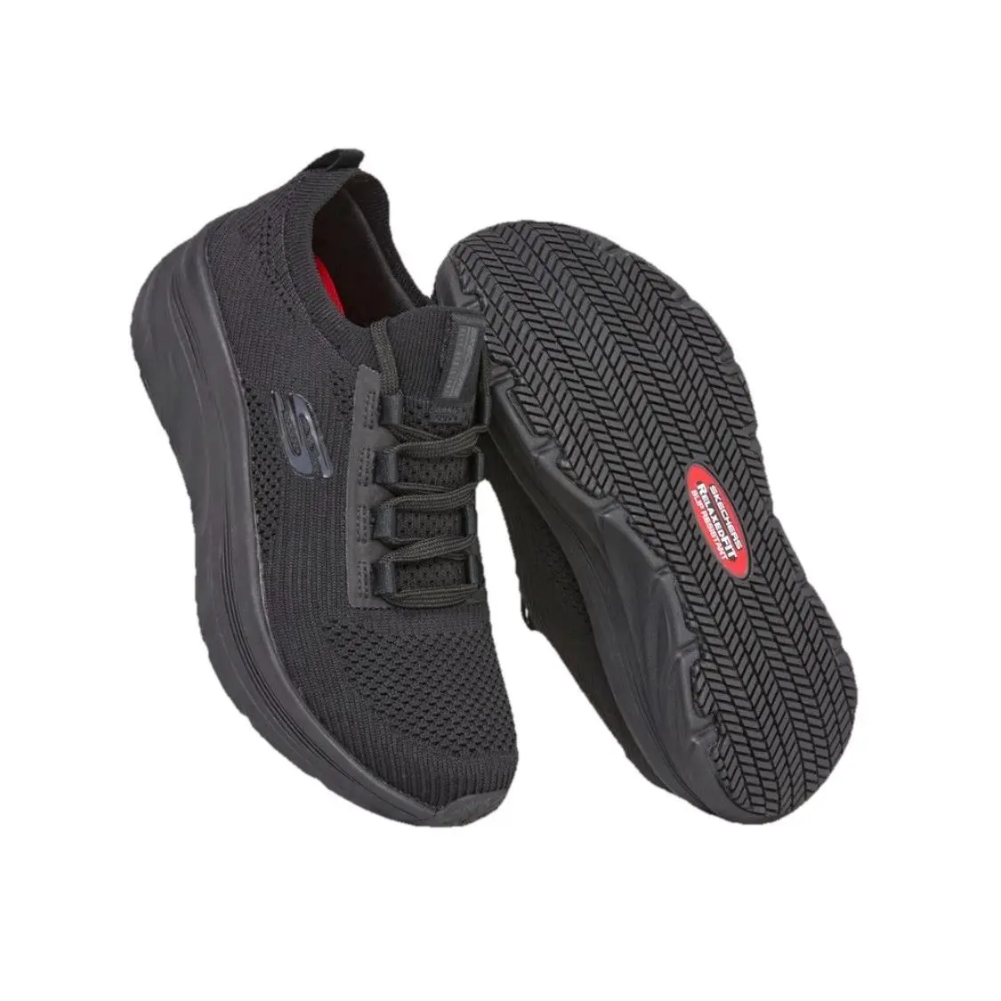 Skechers Womens Size 7.5 Work Sneaker Black