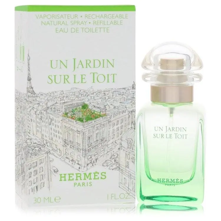 Un Jardin Sur Le Toit by Hermes Eau De Toilette Spray 1 oz For Men