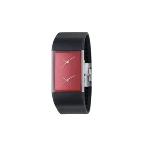 Fossil Philippe Starck PH5026 Red Rainbow Dial 9.5 Inch Band Watch Rare