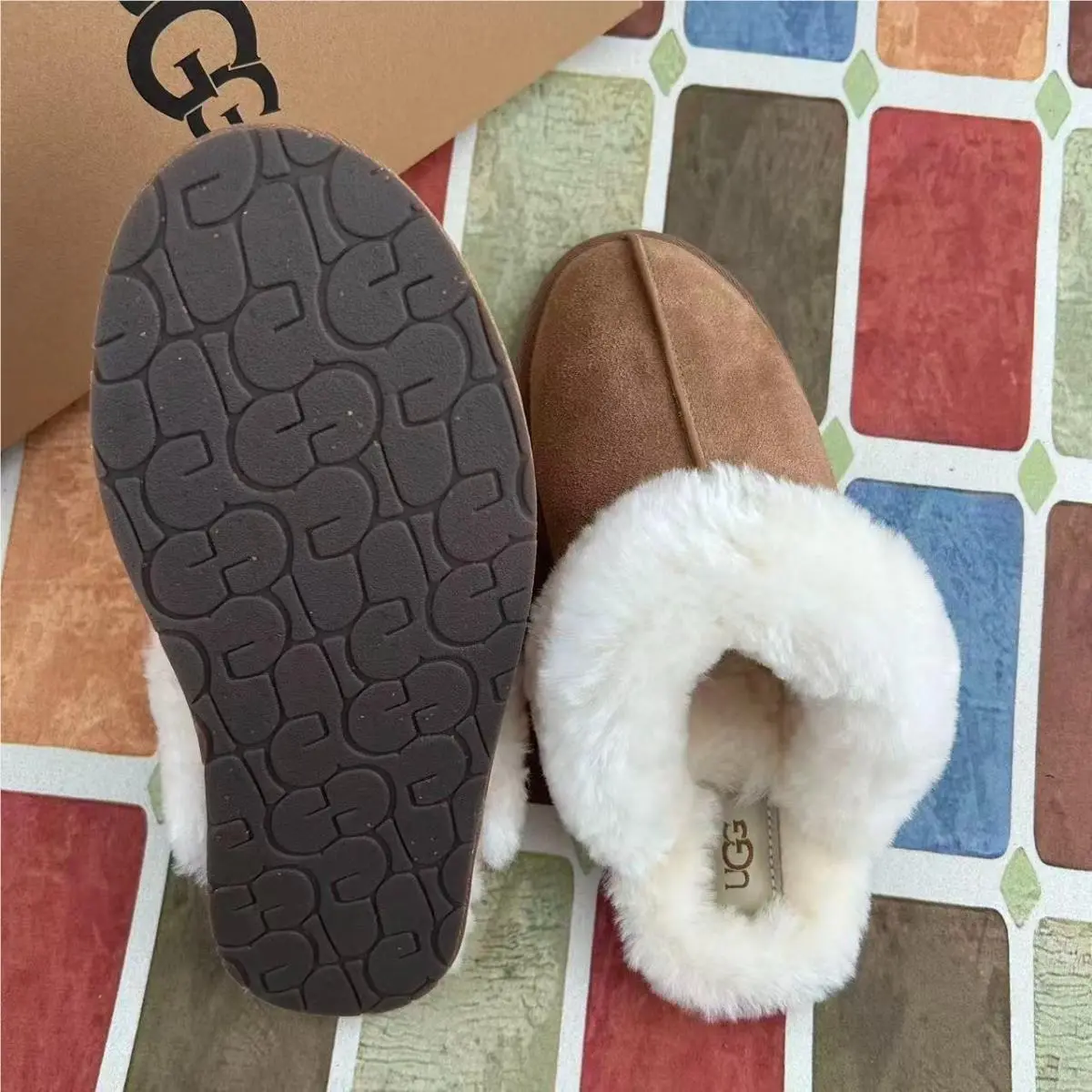 UGG shoes - UGG Scuffette II - Scuffette - Brown 9