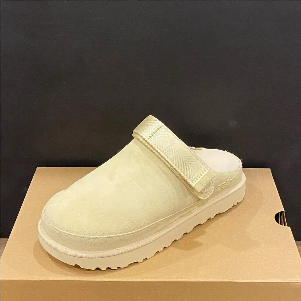 Ugg Women`s Goldenstar Pale Buttercup Clog Shoes Flats Slippers Multi Size