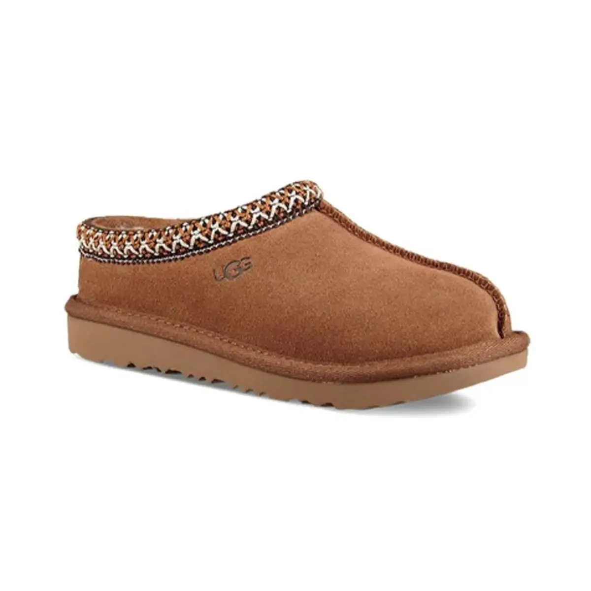 Ugg Tasman II 1019066K-CHE Slipper Kids 6T Chestnut Wool Lined Cozy Shoe RHS8210