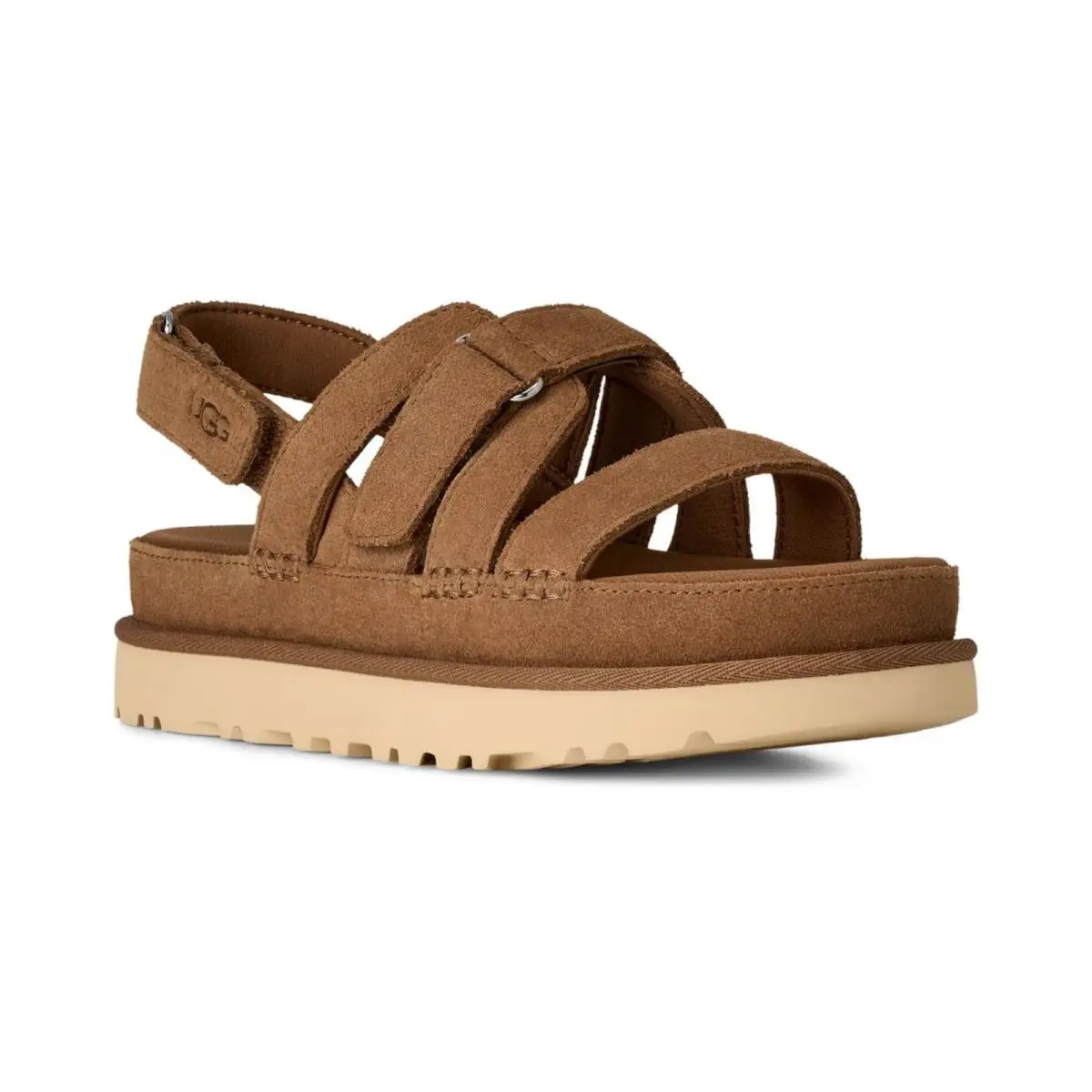 Women`s Ugg Goldenstar Gleam Open Toe Sandals Chestnut