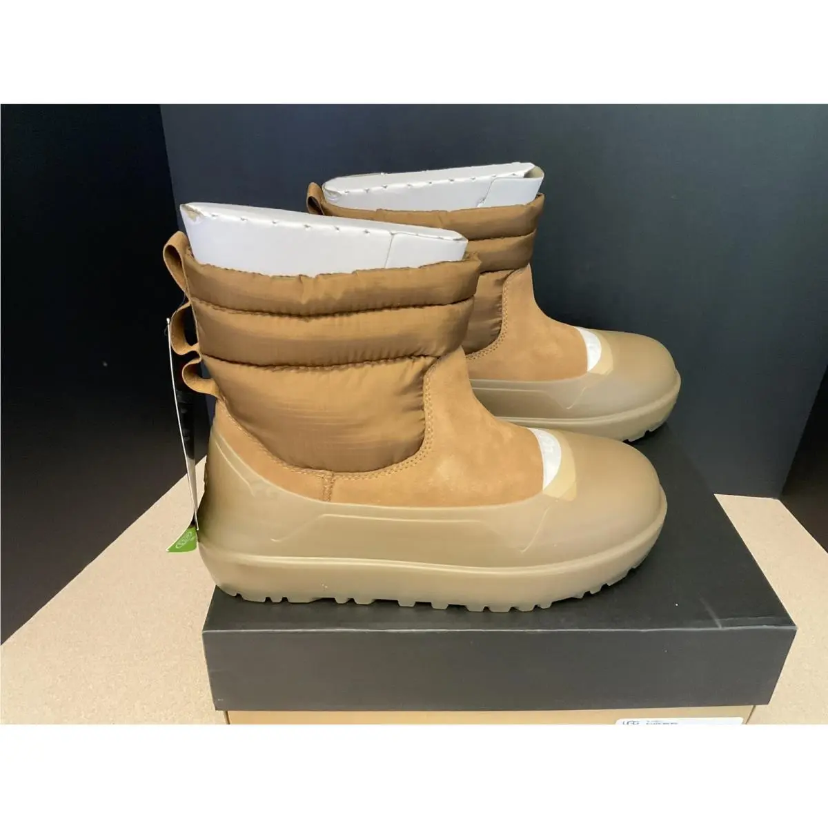 Mens Ugg Classic Mini Mod Insulated Boots W/ Silicone Guard Galosh. Size 8