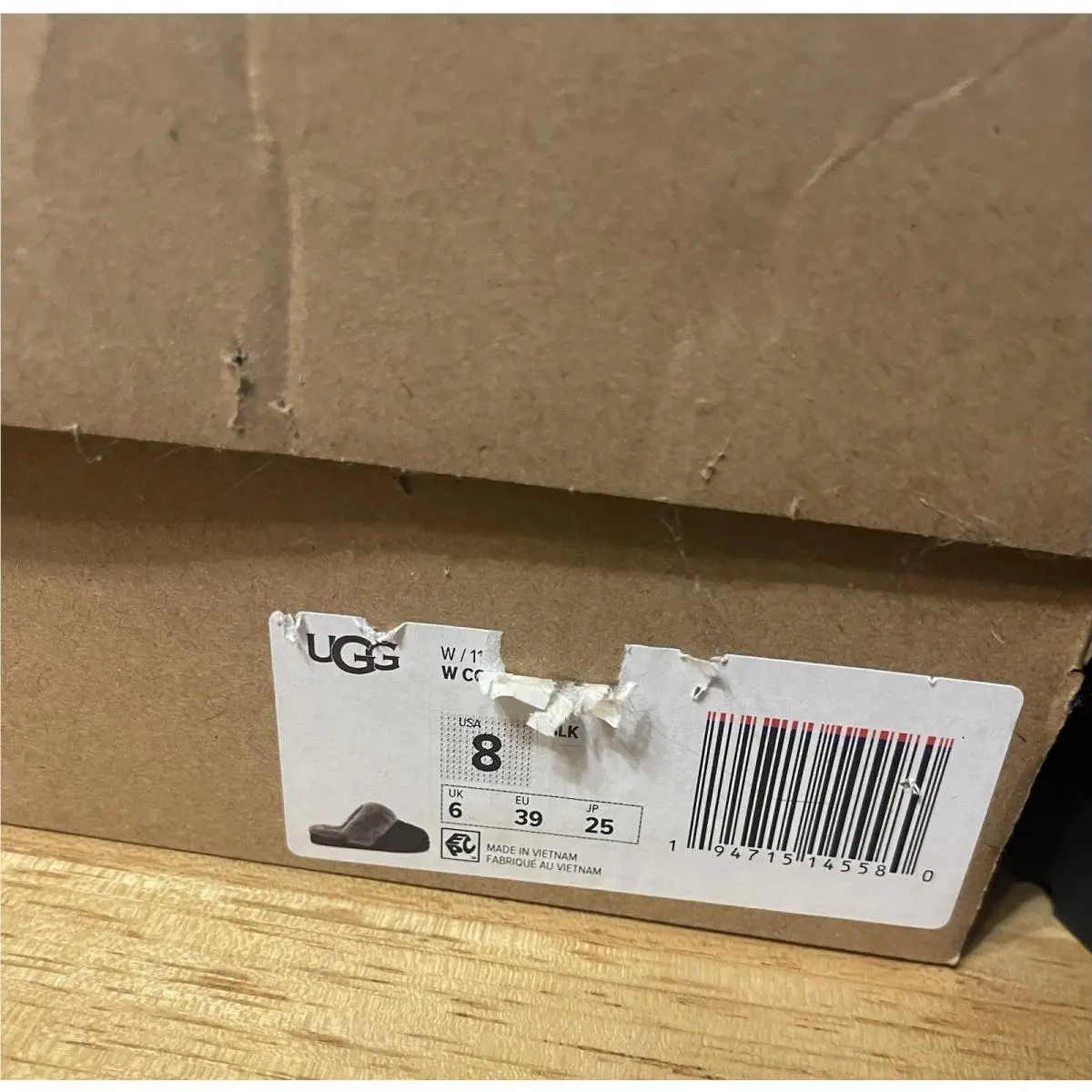 UGG shoes - UGG Cozy Knit slippers - Cozy Knit slippers - Charcoal (UPC: 194715145696) 4