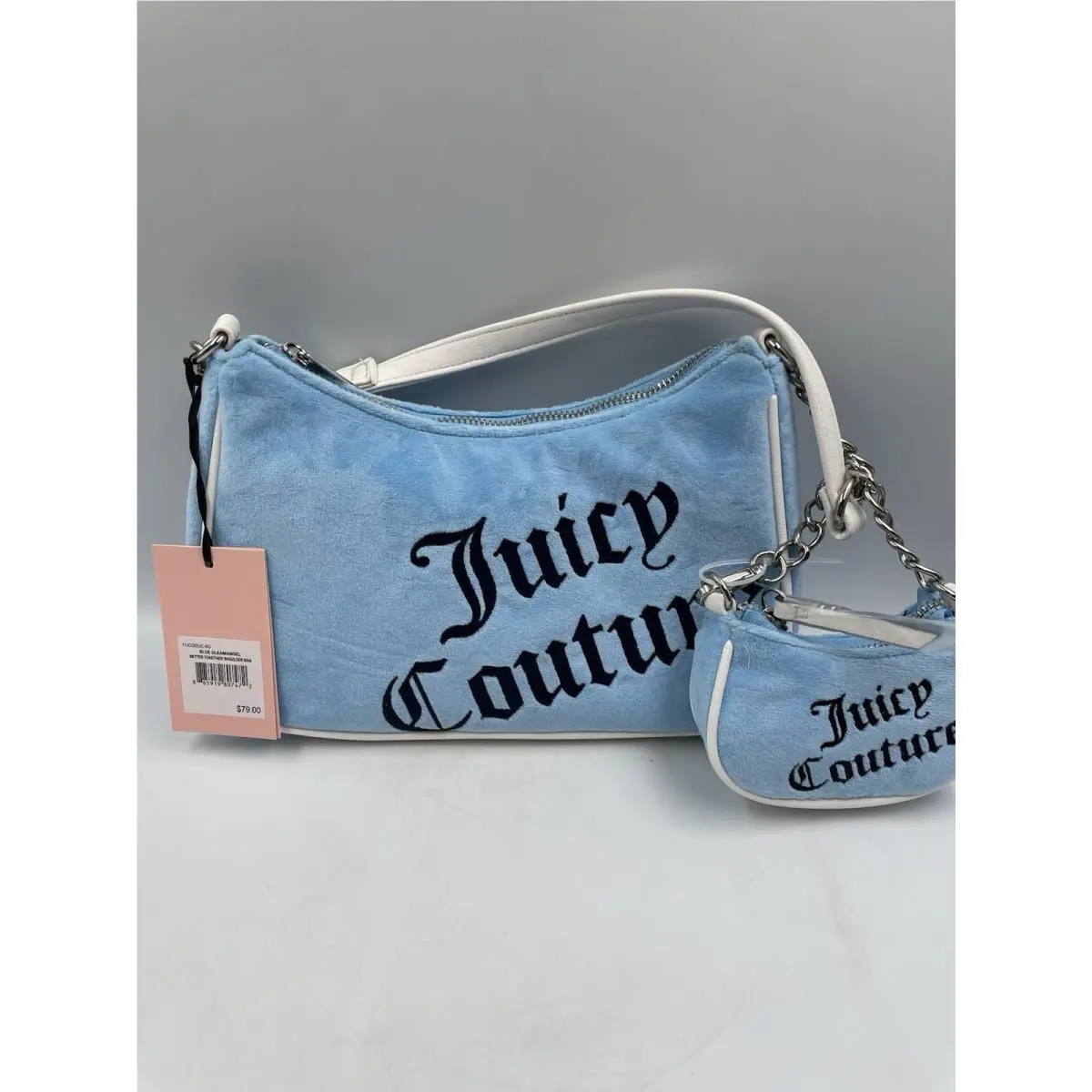 Juicy Couture Blue Gleam/angel Better Together Shoulder Bag