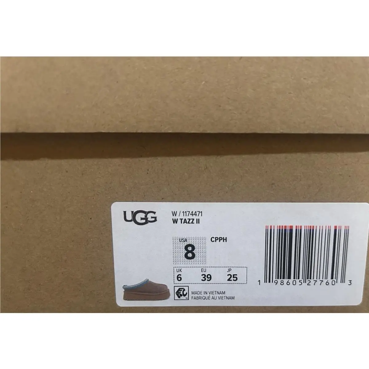 UGG shoes - UGG Tazz - Tazz - Caribou/ Sapphire Ice (UPC: 198605277603) 4