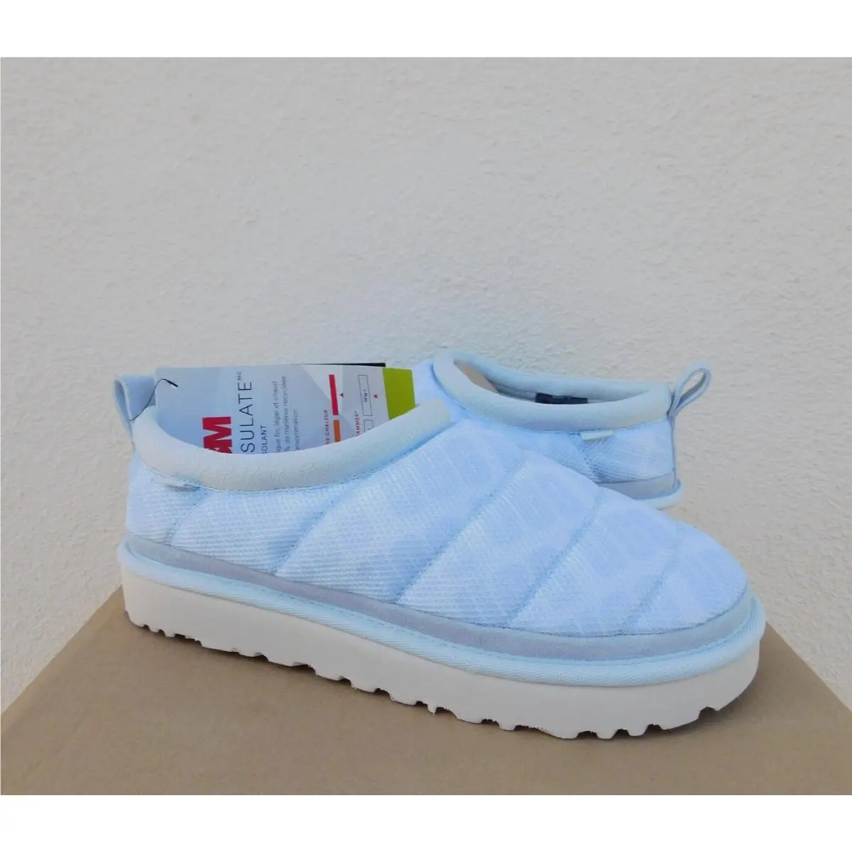 Ugg Seaflow Tasman Lta Ugg Logo Puff Slippers Shoes Women US 9/ Eur 40