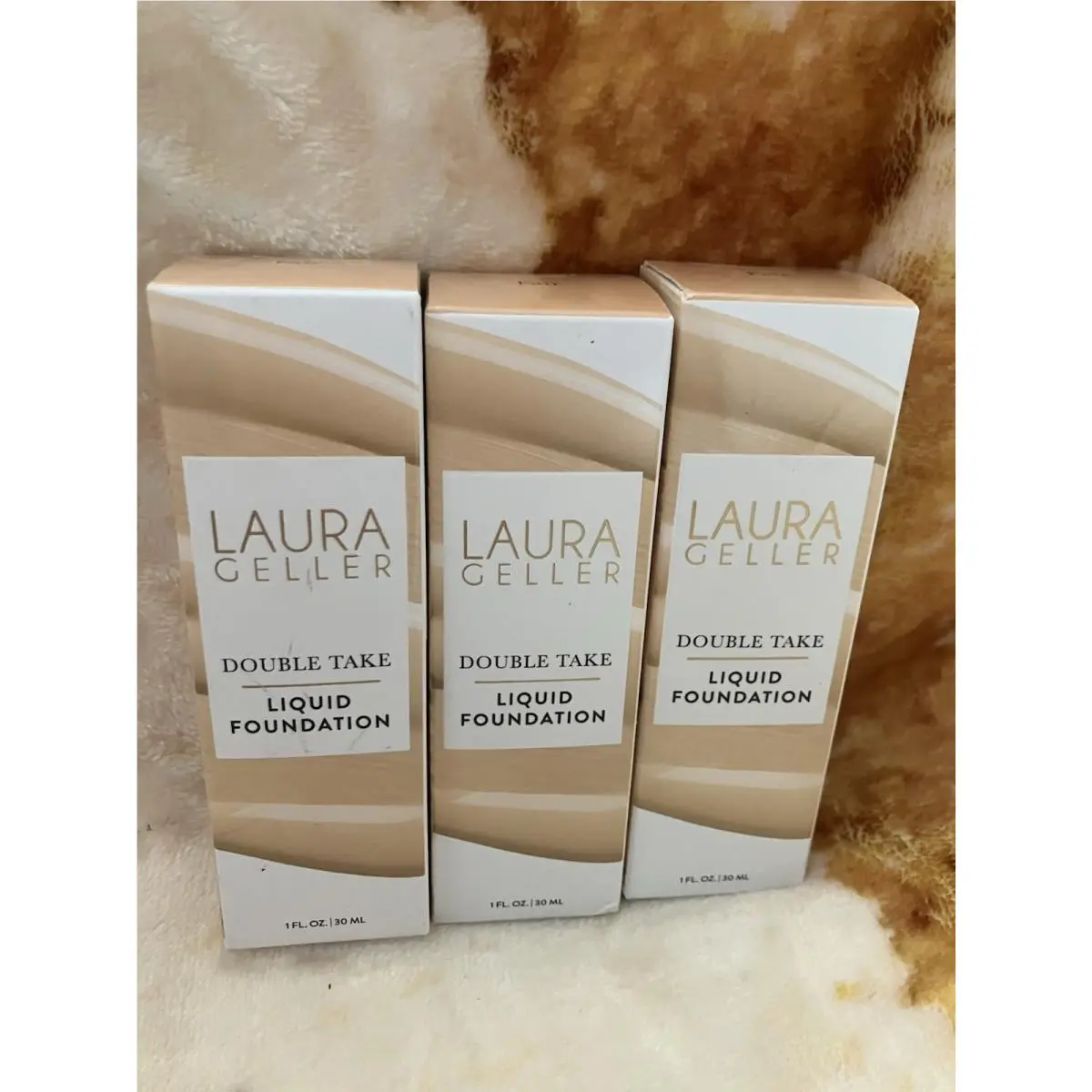 Double Take Liquid Foundation Fair Lot of 3 Boxes by Laura Geller
