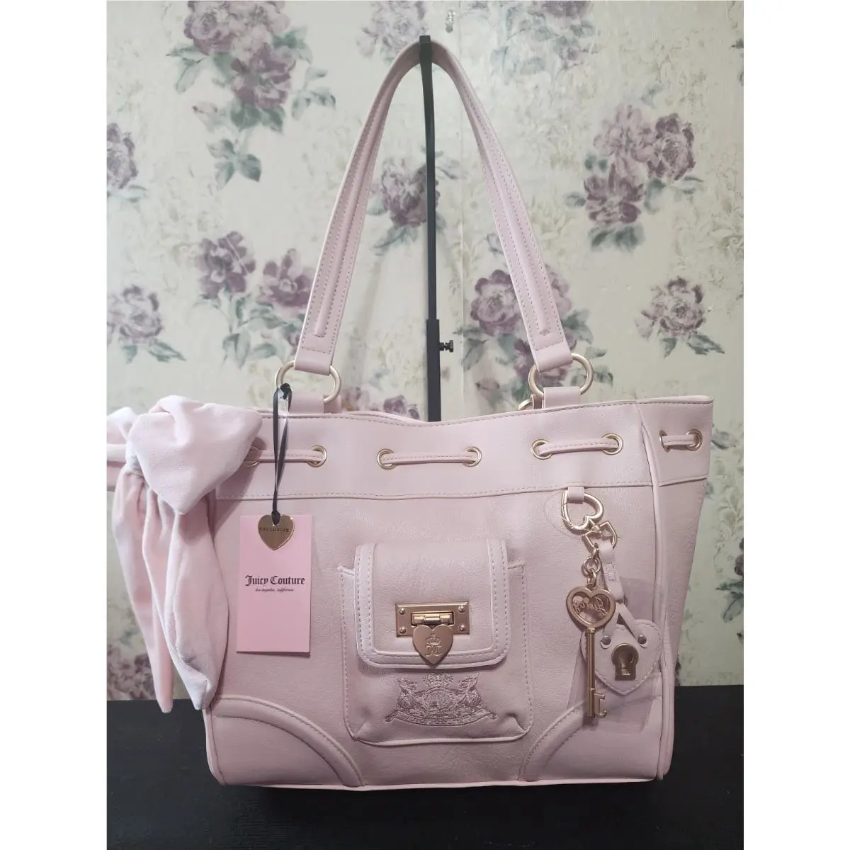 Juicy Couture Pink Clay Royal To Juicy Daydreamer Tote Bag