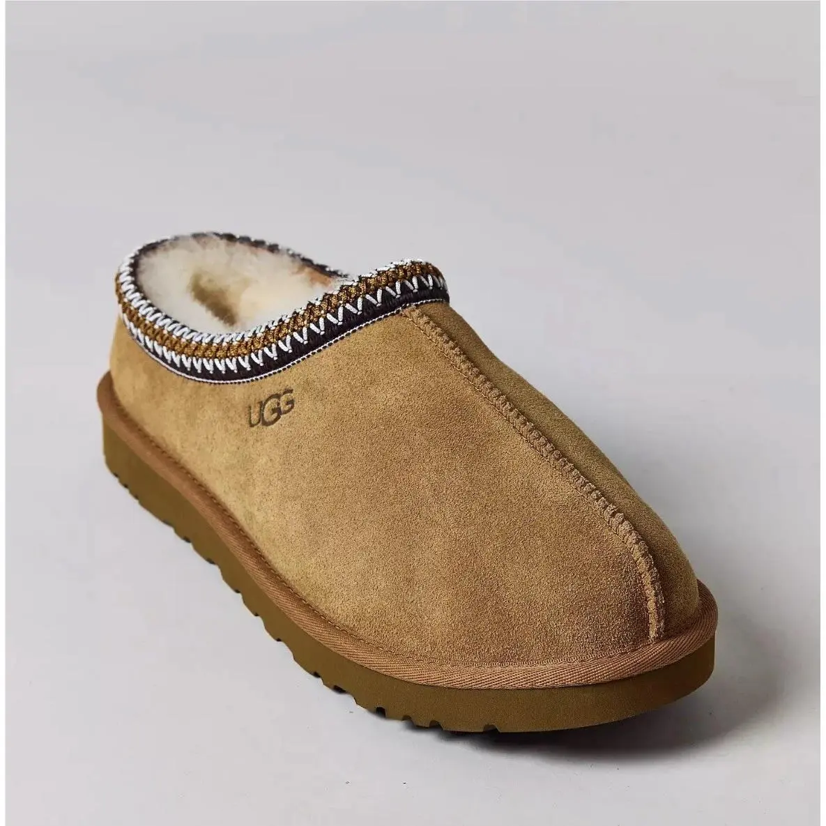 Ugg Men’s Tasman Suede Sheepskin Slipper Clog – Indoor/outdoor Cozy Shoe