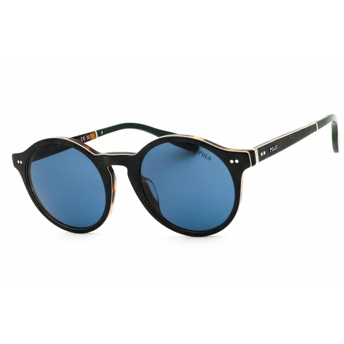 Polo Ralph Lauren PH4204U 562180 Sunglasses Blue Green Frame Dark Blue Lens 53mm