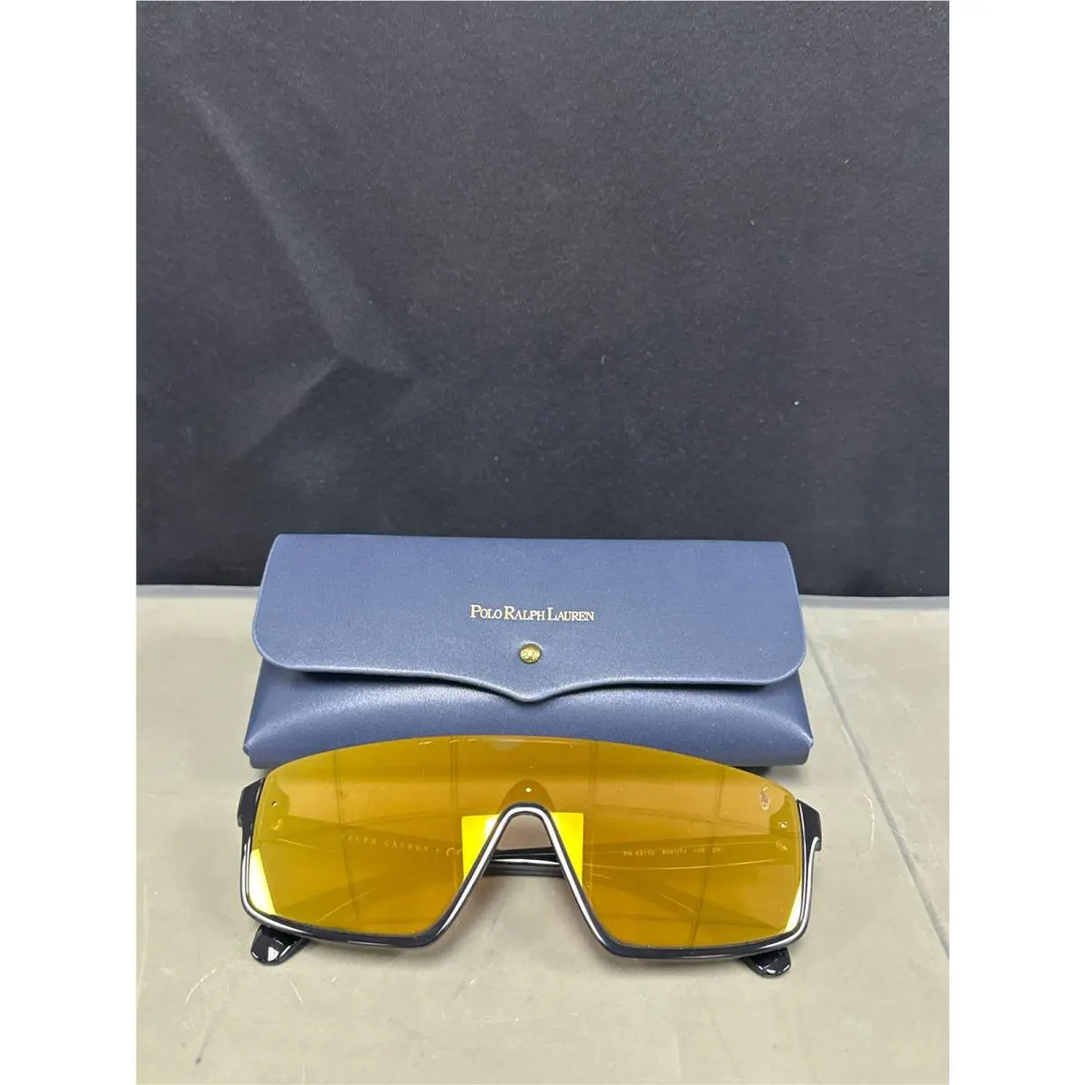 Polo Ralph Lauren Unisex Sunglasses Mirror PH4211U - Black - 34mm