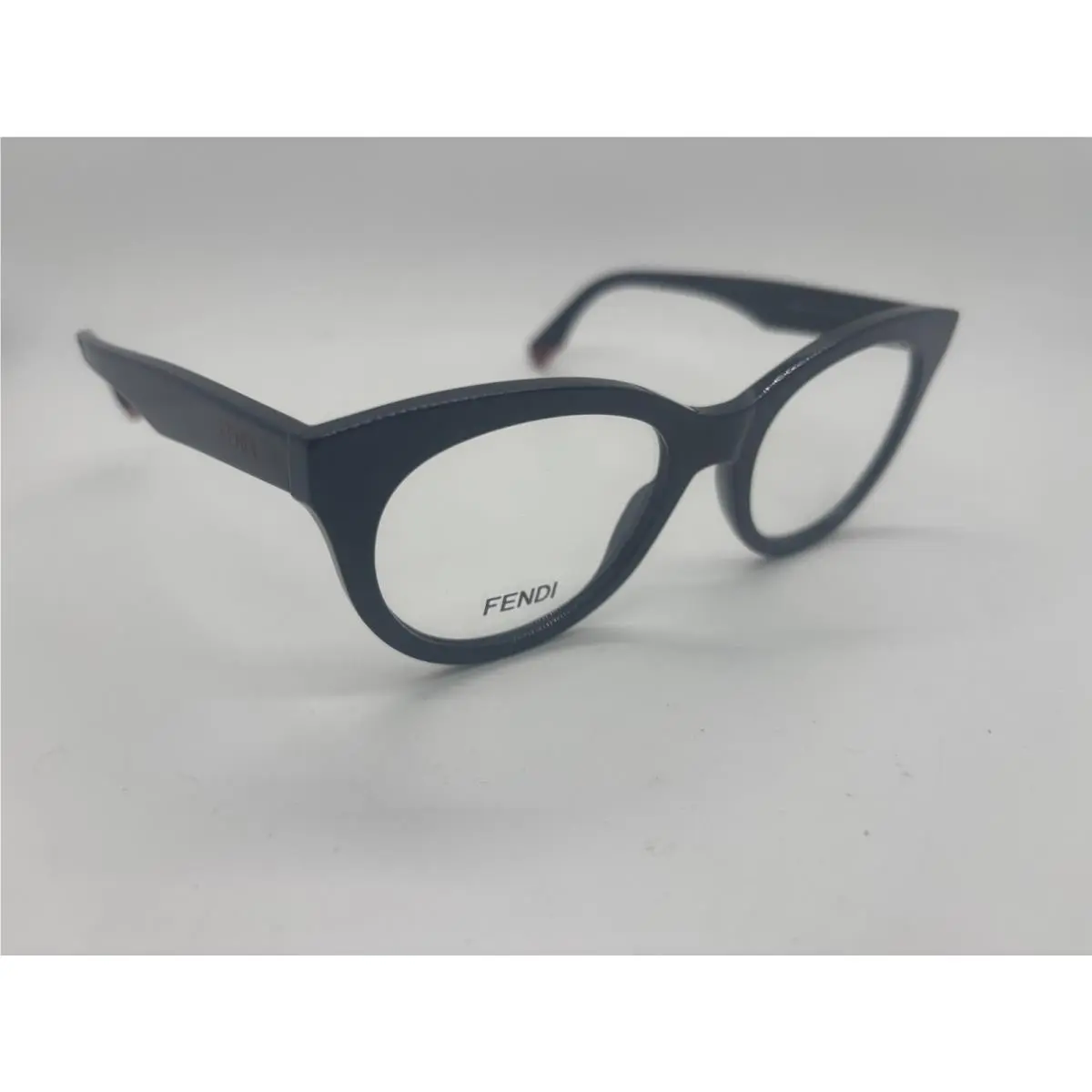 Fendi FE50074I 001 Black Cat Eye Eyeglasses 51-19-145mm Comes W/full Set
