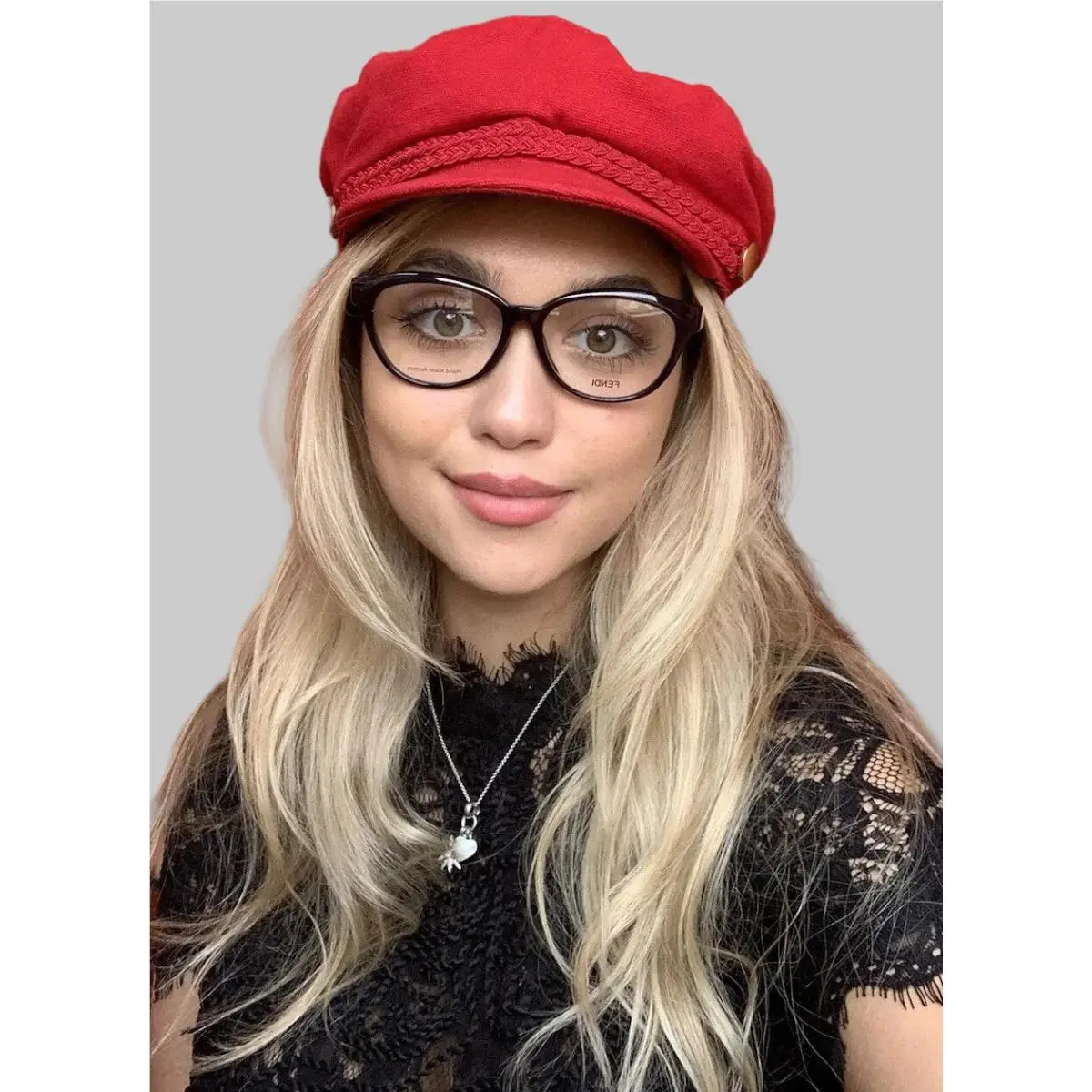 Fendi FF4S4/FMGX 53mm Rx Black Women`s Eyeglasses Frames Italy
