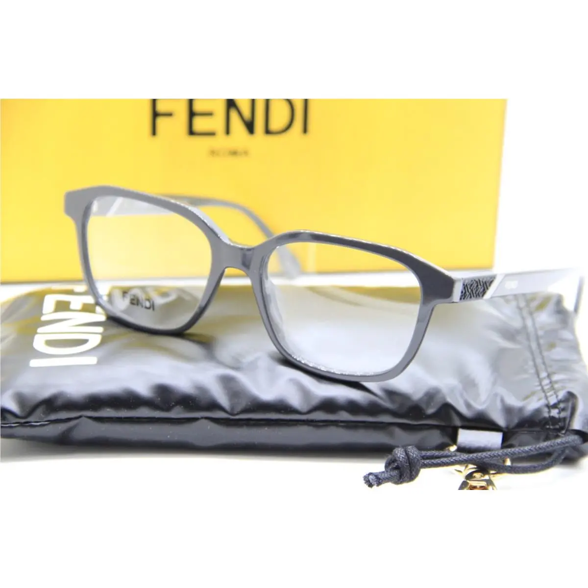 Fendi FE 50028I 020 Grey Eyeglasses W Case 53-17