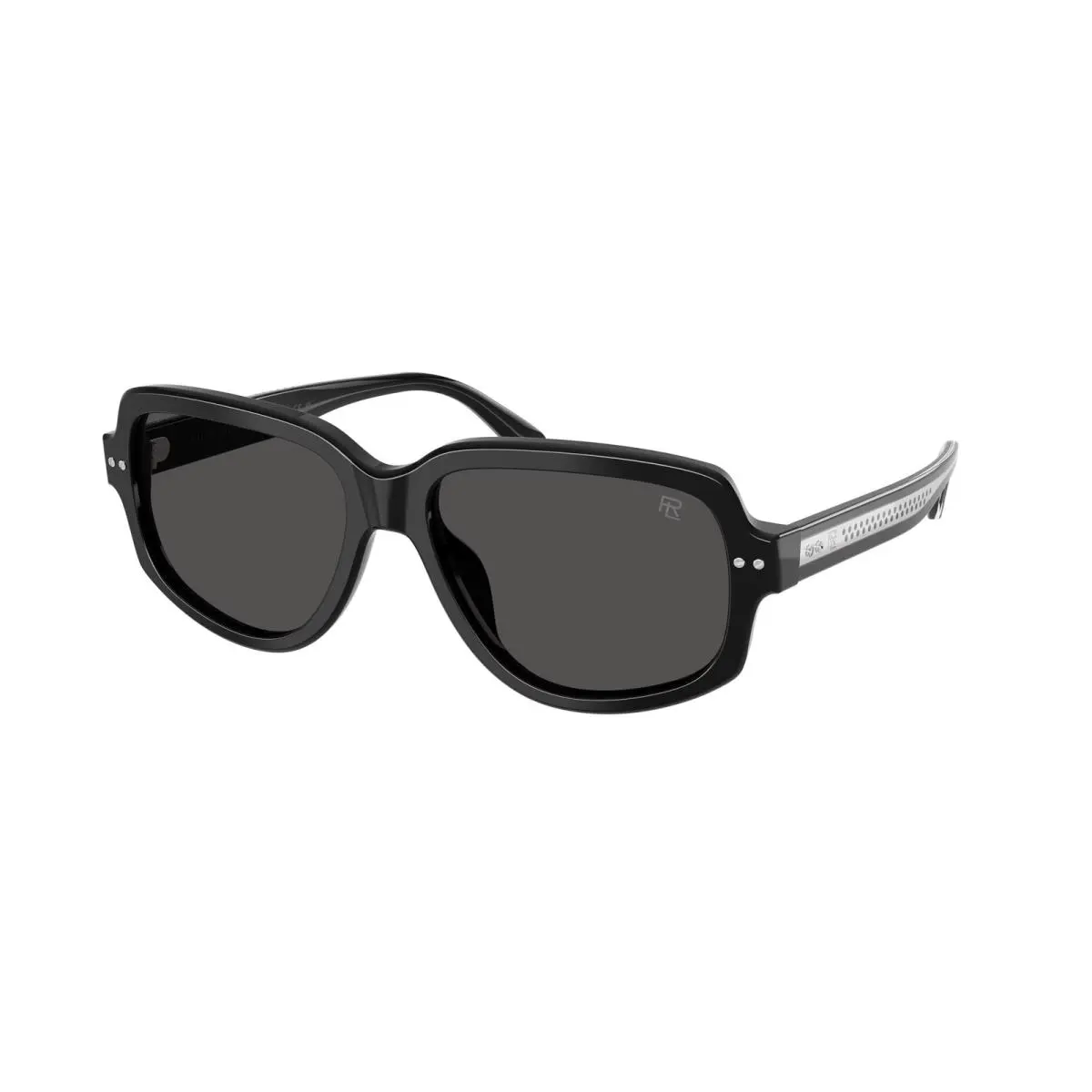 Ralph Lauren RL8238U 500187 Shiny Black Gradient Grey 57 mm Unisex Sunglasses