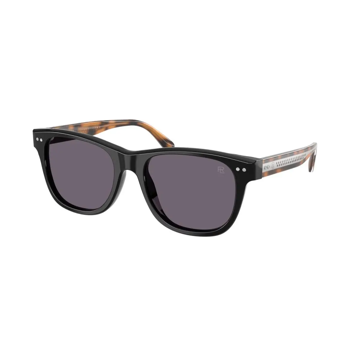 Ralph Lauren RL8239U 50011A Shiny Black Purple 54 mm Men`s Sunglasses