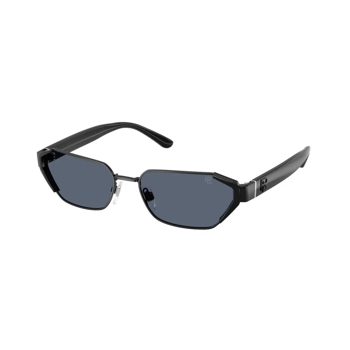 Ralph Lauren RL7094 922387 Semi Shiny Black Grey 56 mm Women`s Sunglasses